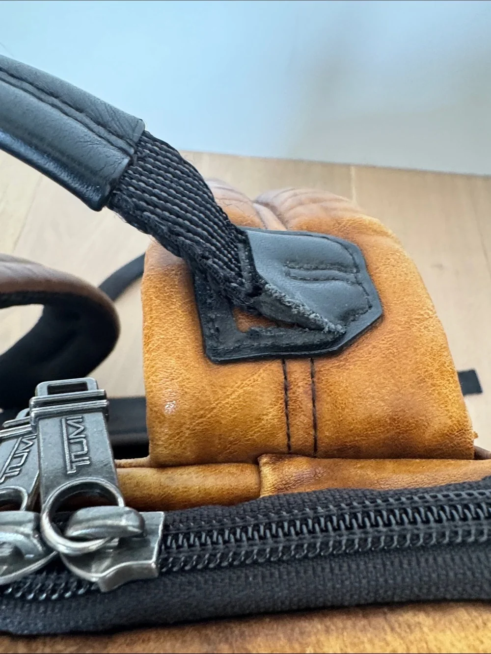 Tumi Alpha Leather Backpack